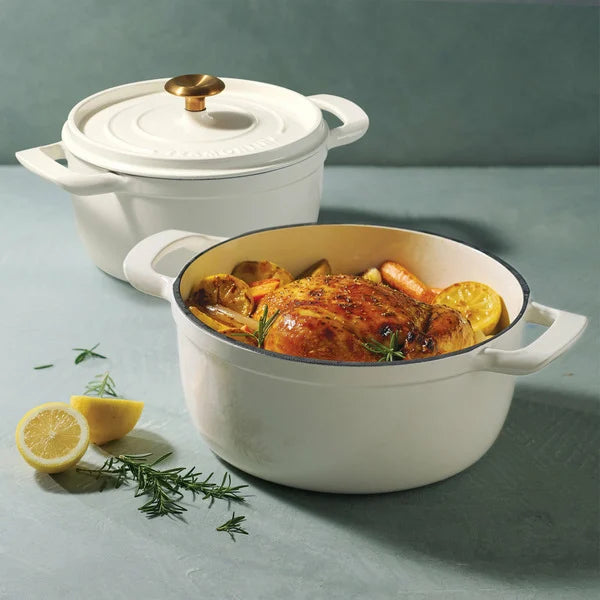 Tramontina 4-quart & 6-quart Enameled Cast Iron Round Dutch Oven, 4-piece Set